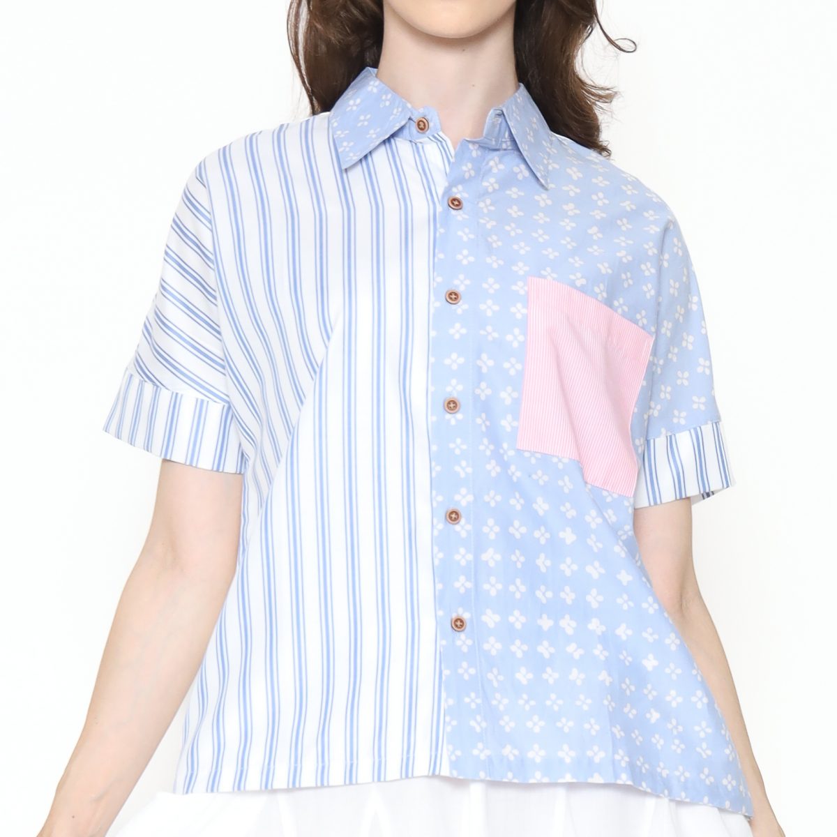 Miyako Shirt Blue - Image 2