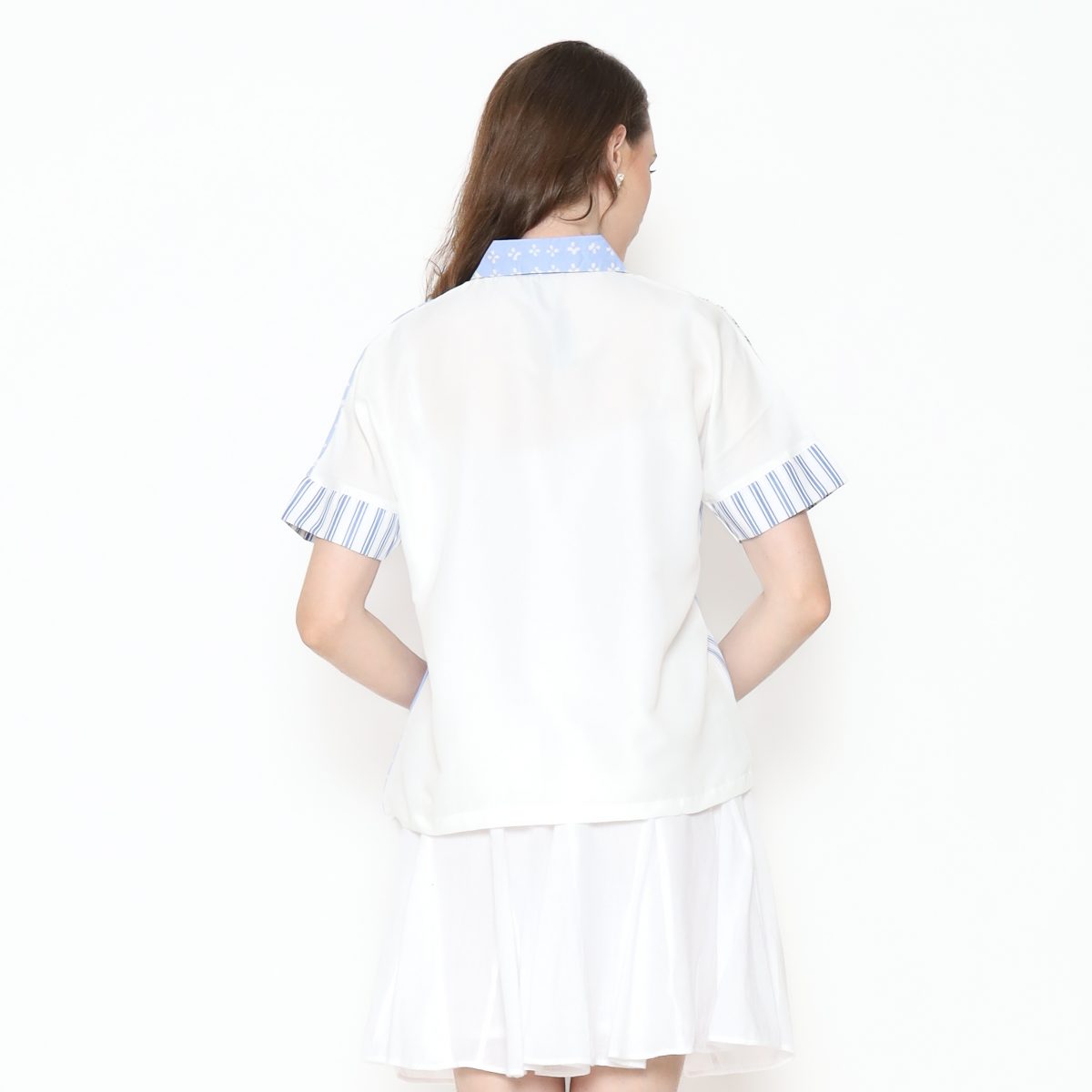 Miyako Shirt Blue - Image 7