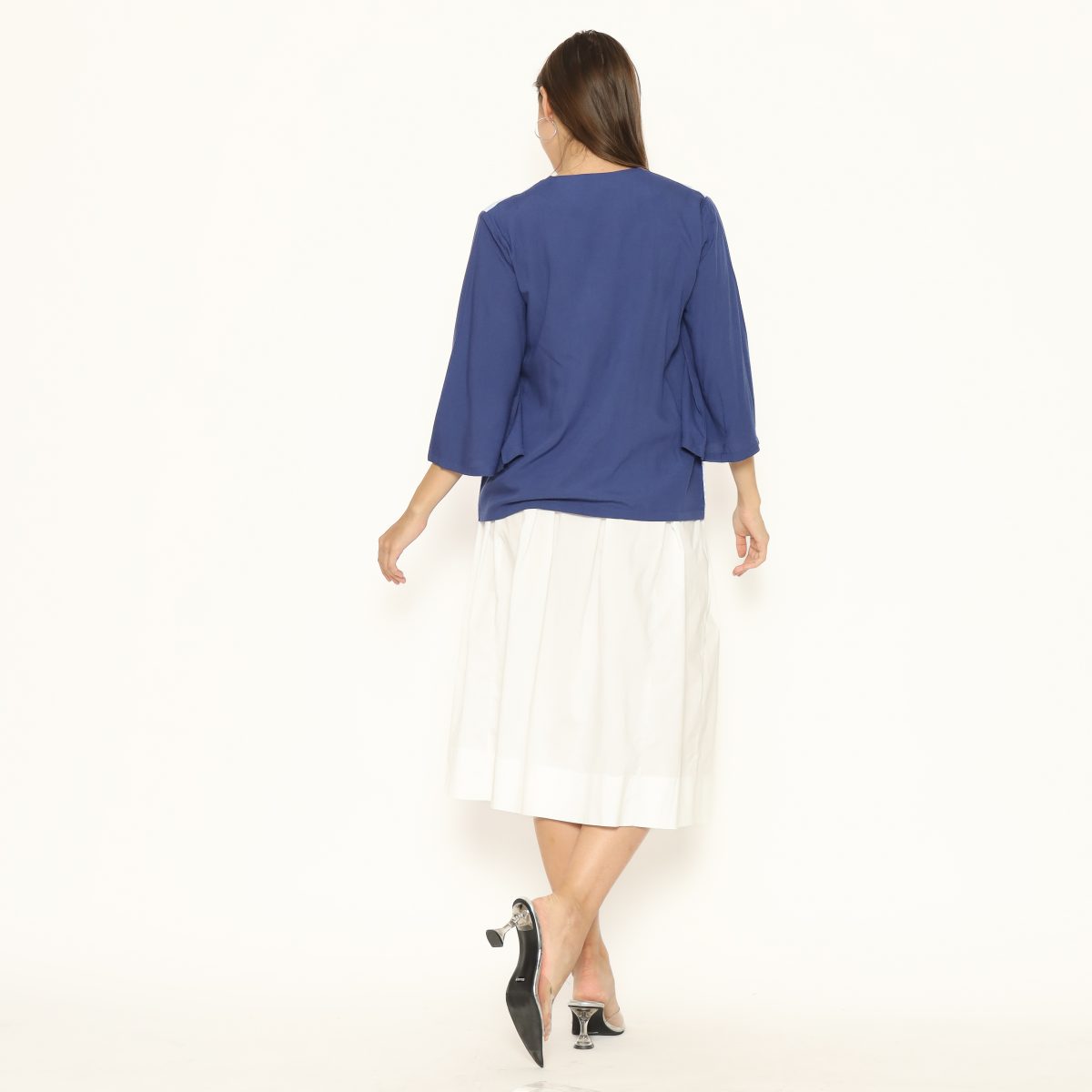 Valerie Blouse Blue - Image 5