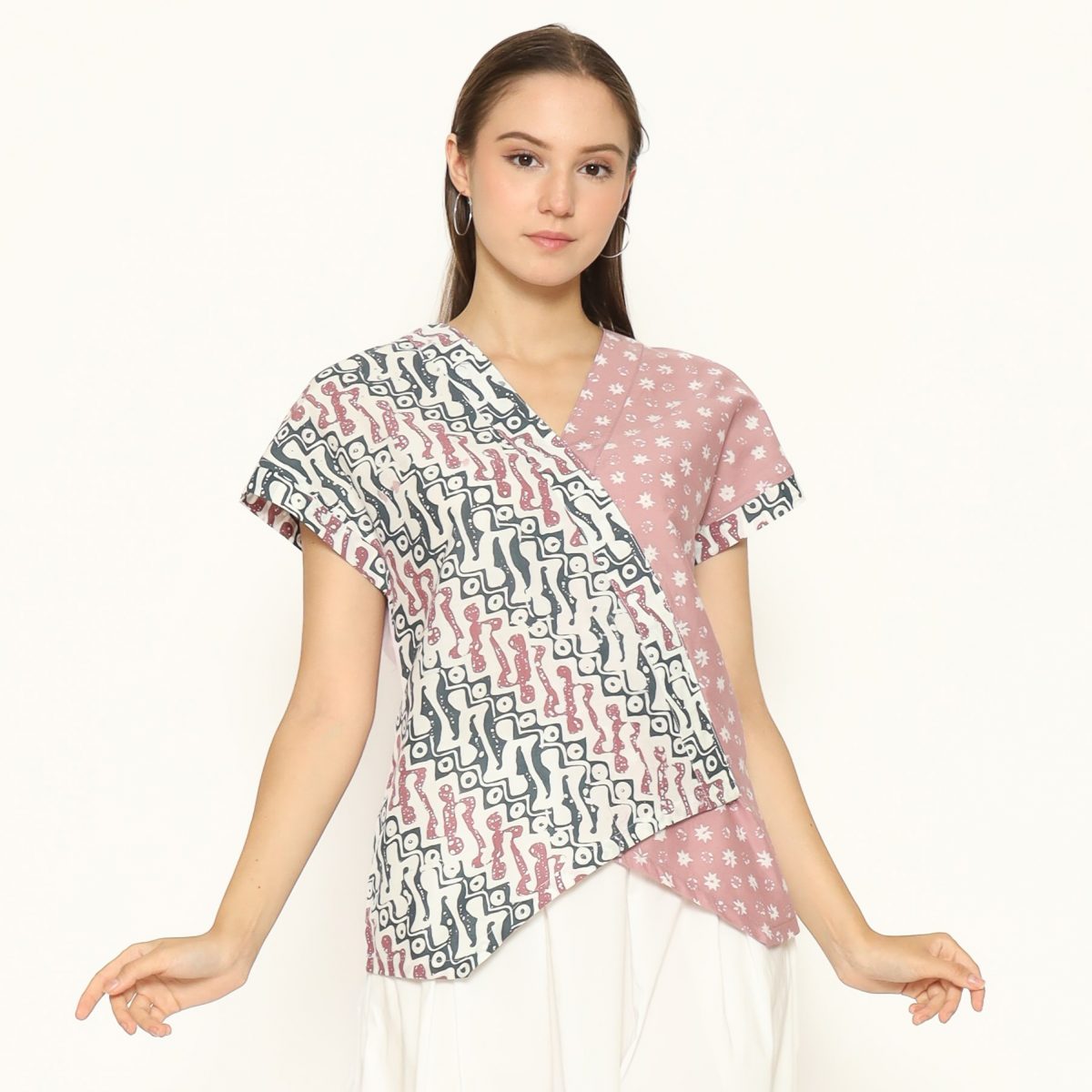 Finny Blouse Dusty Purple