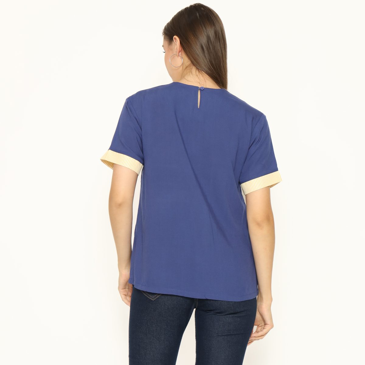 Michela Blouse Blue Tosca - Image 7