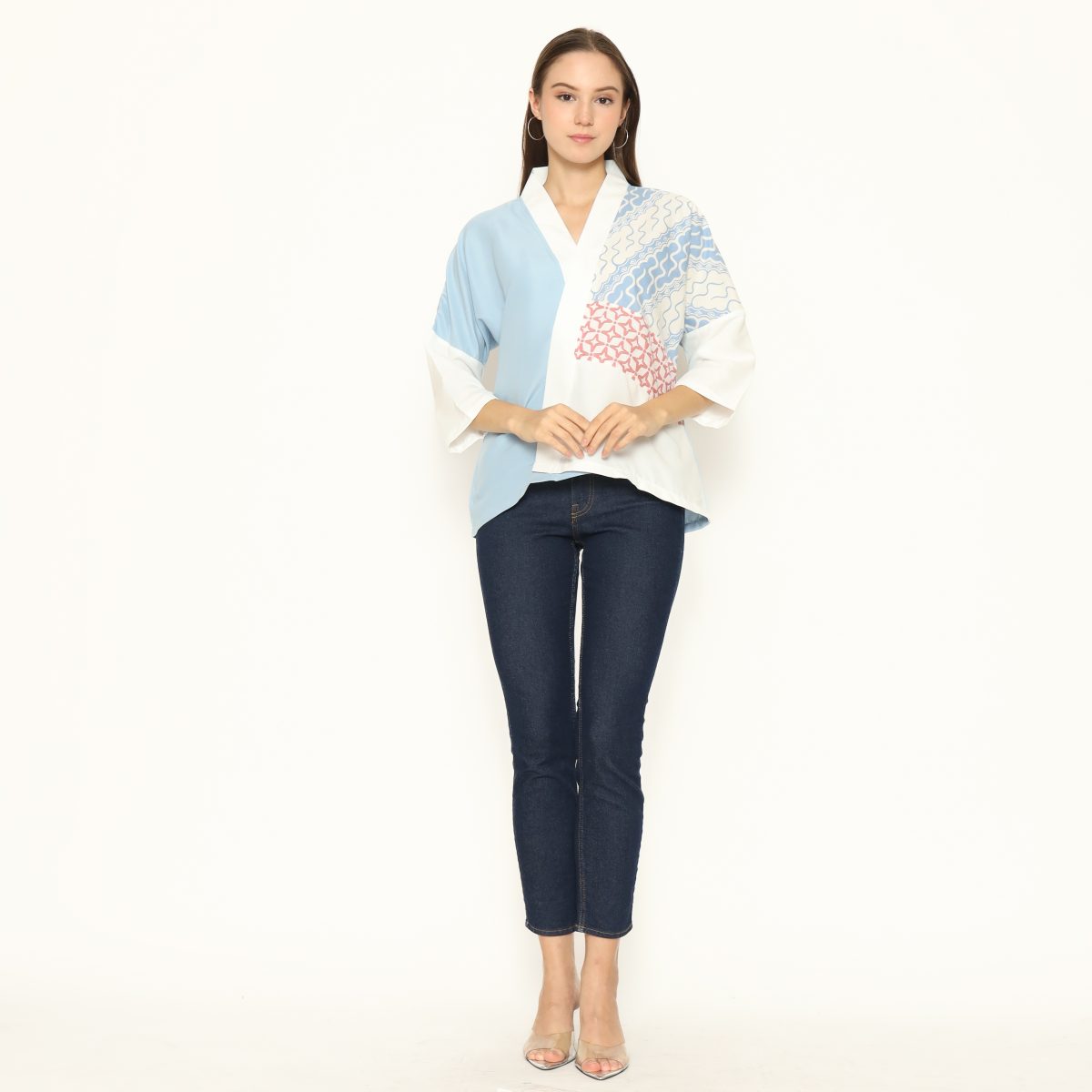 Amanda Blouse Sky Blue - Image 9