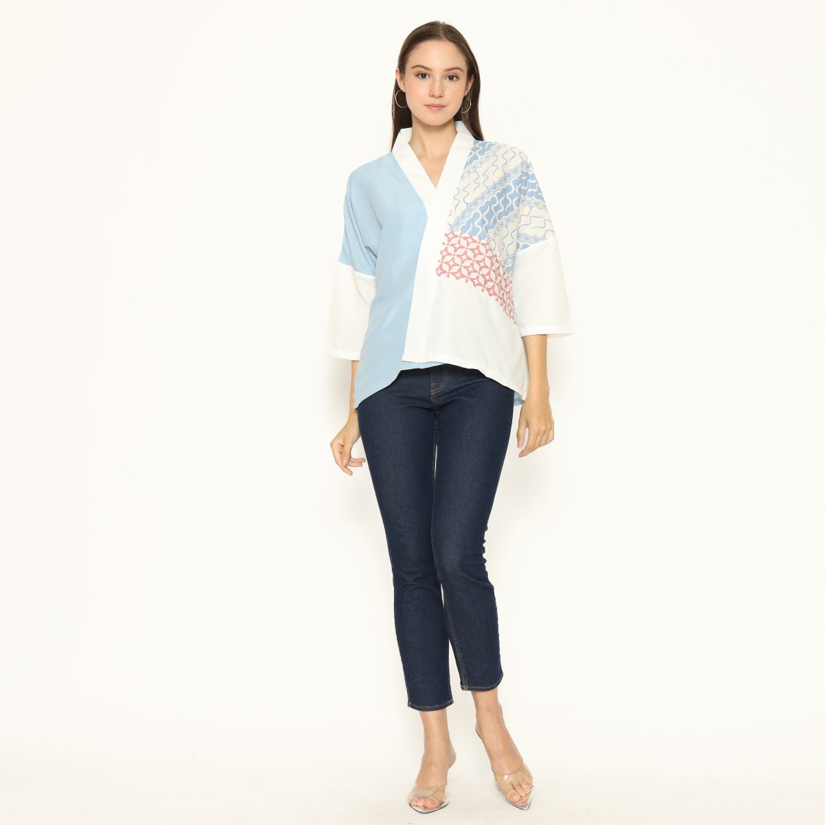 Amanda Blouse Sky Blue - Image 8