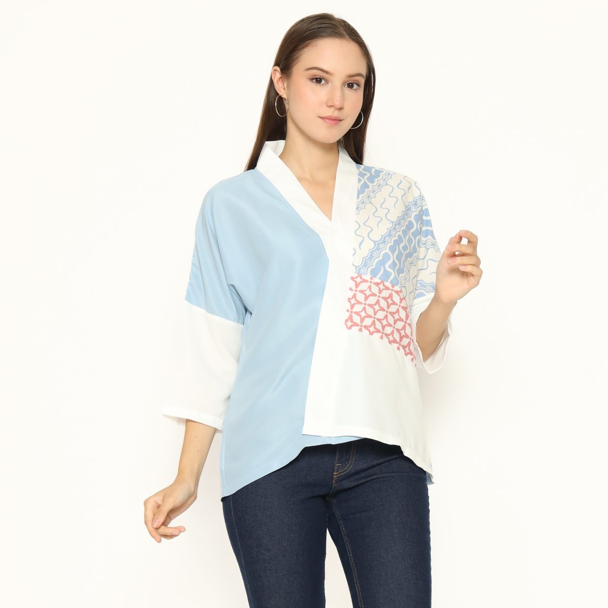 Amanda Blouse Sky Blue