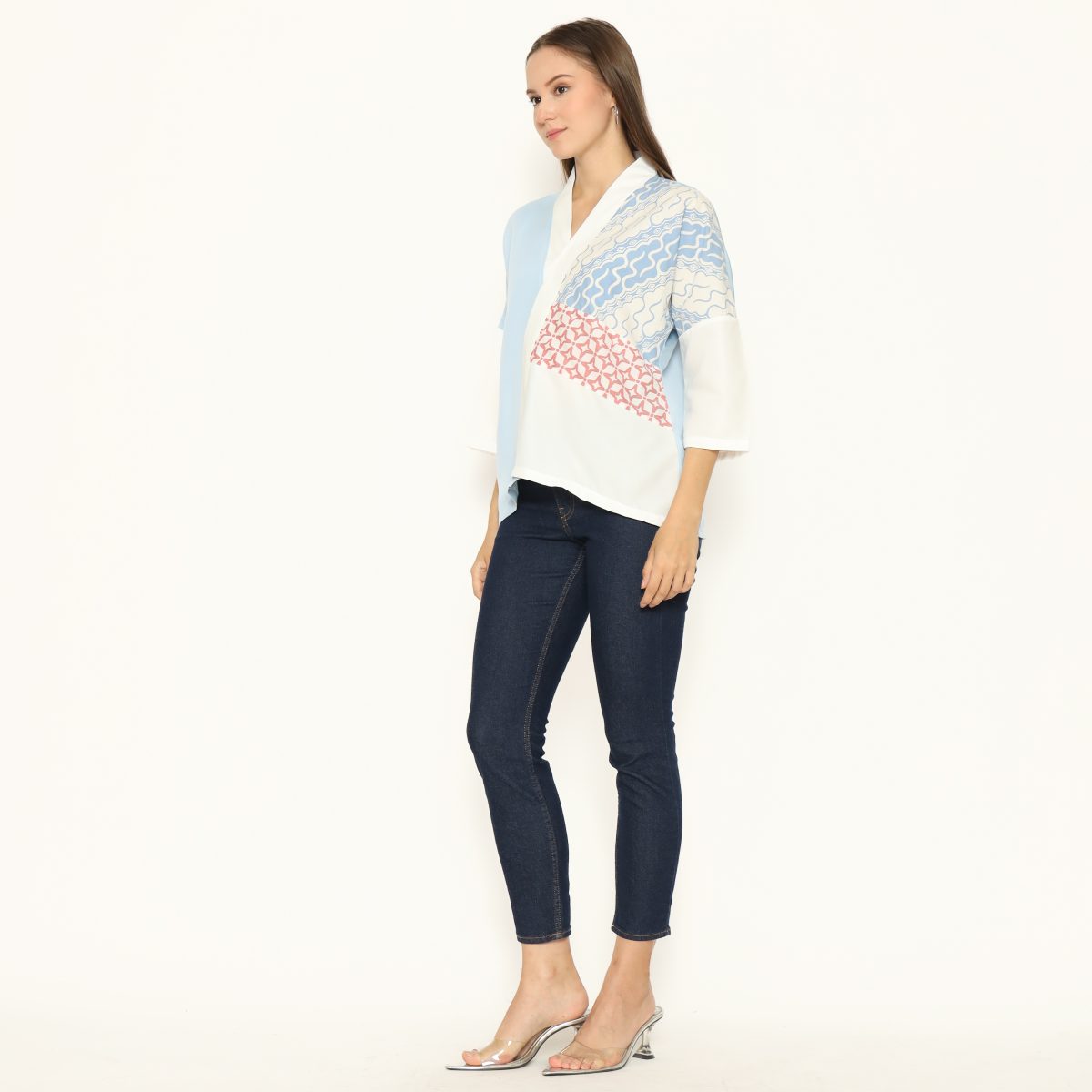 Amanda Blouse Sky Blue - Image 4