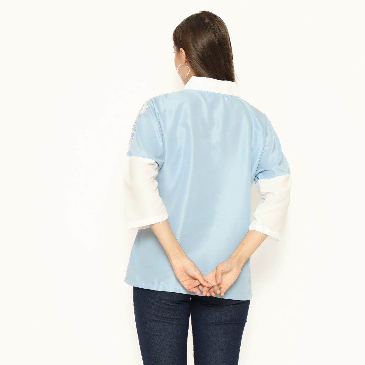 Amanda Blouse Sky Blue - Image 7