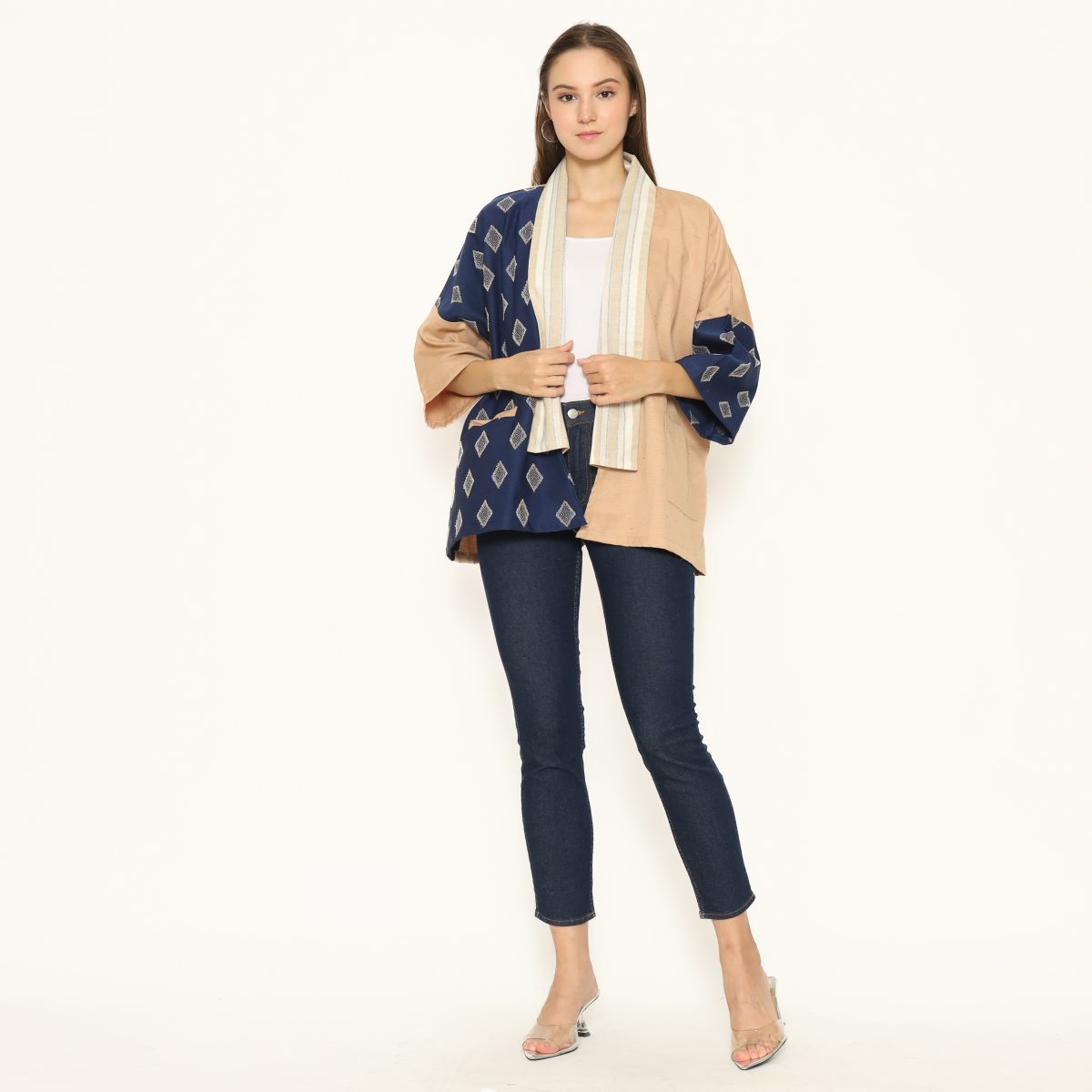 Tatiana Blazer Navy Beige - Image 7