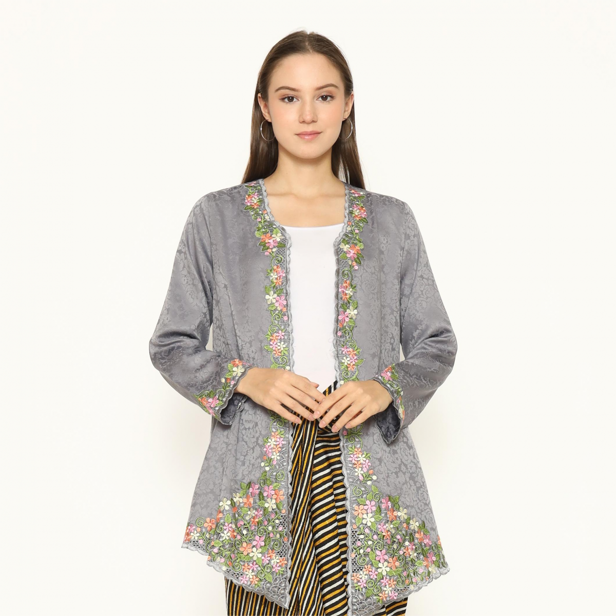 Kebaya Kartini Grey