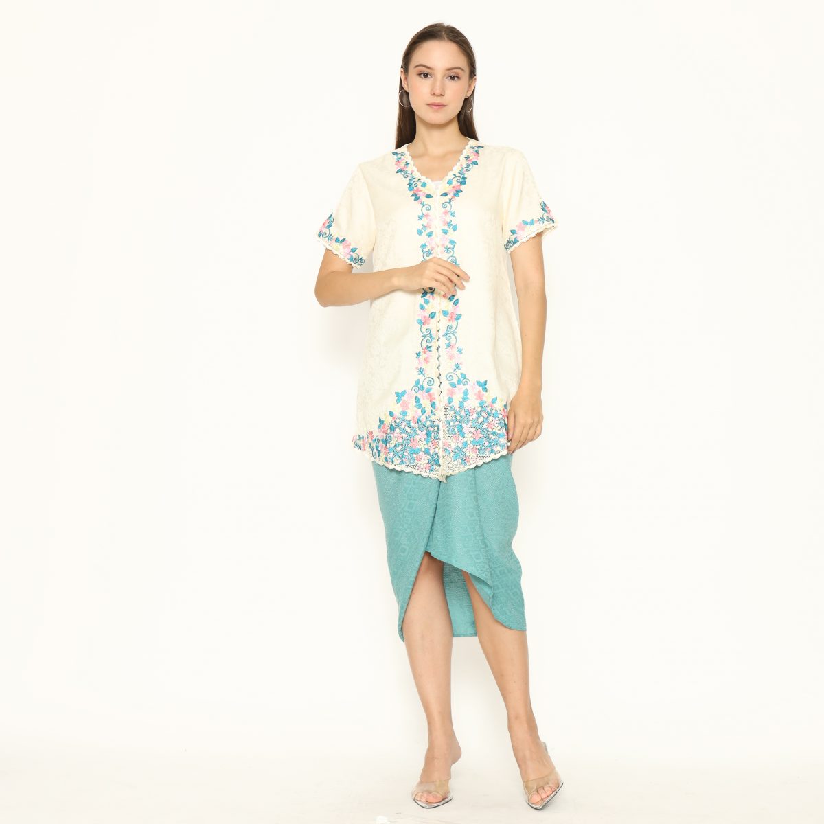 Kebaya Kartini Cream - Image 8