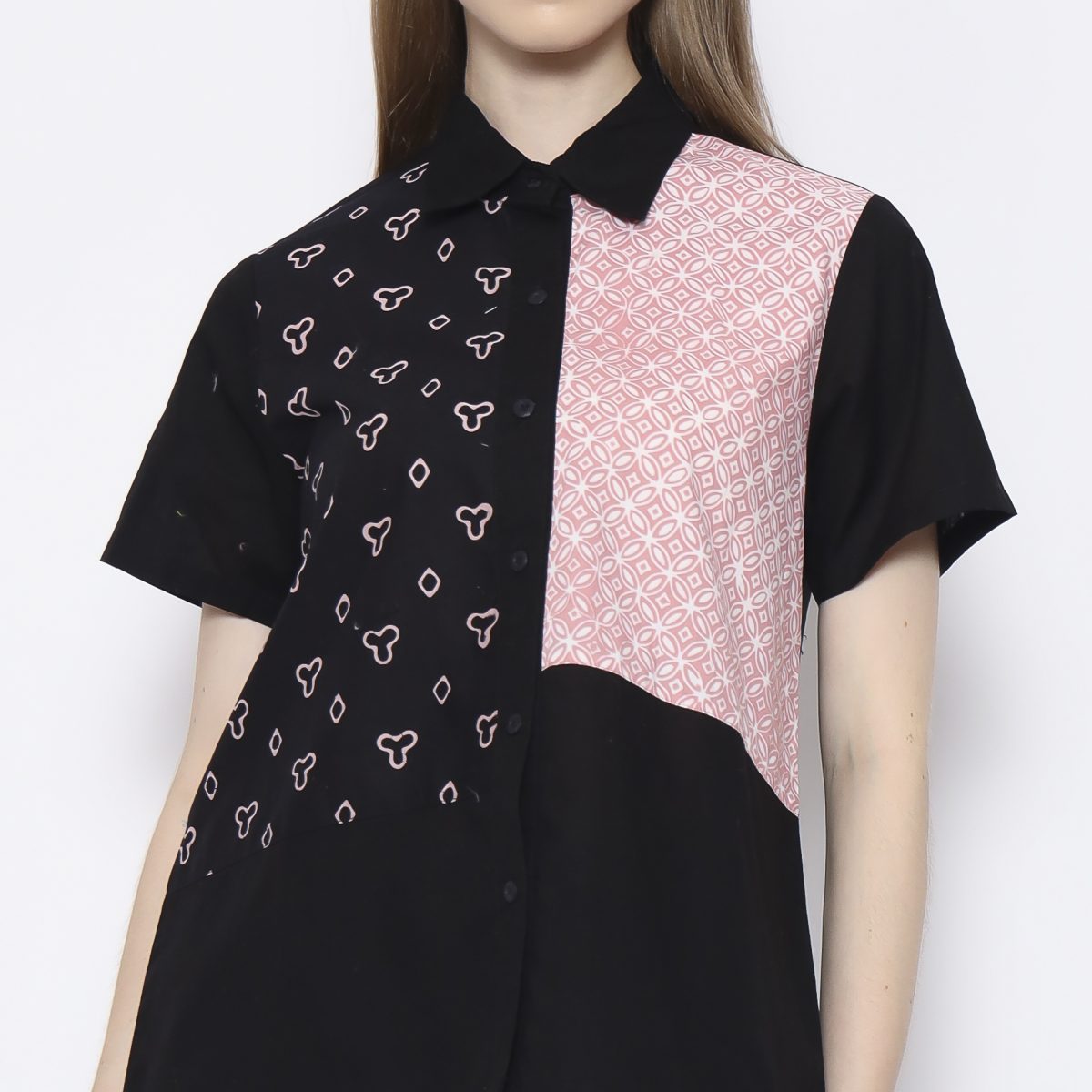 Janice Shirt Black Pink - Image 2