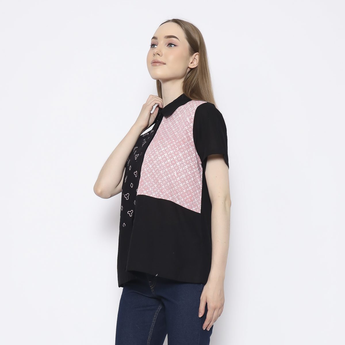 Janice Shirt Black Pink - Image 6