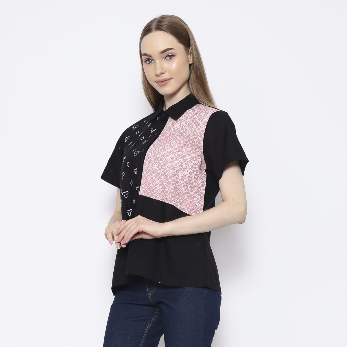 Janice Shirt Black Pink - Image 5