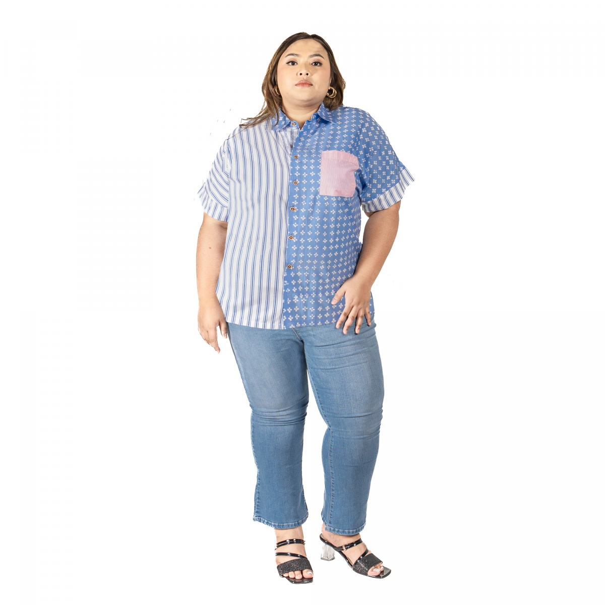 Miyako Shirt Blue - Image 6
