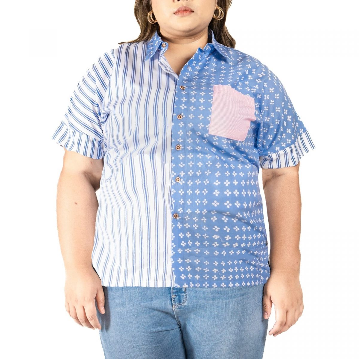 Miyako Shirt Blue - Image 2