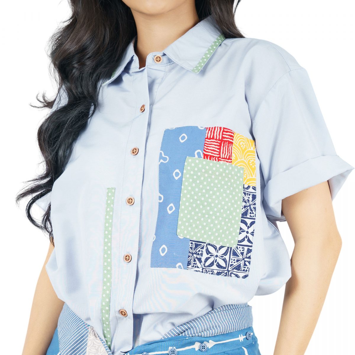 Mia Shirt Grey - Image 2