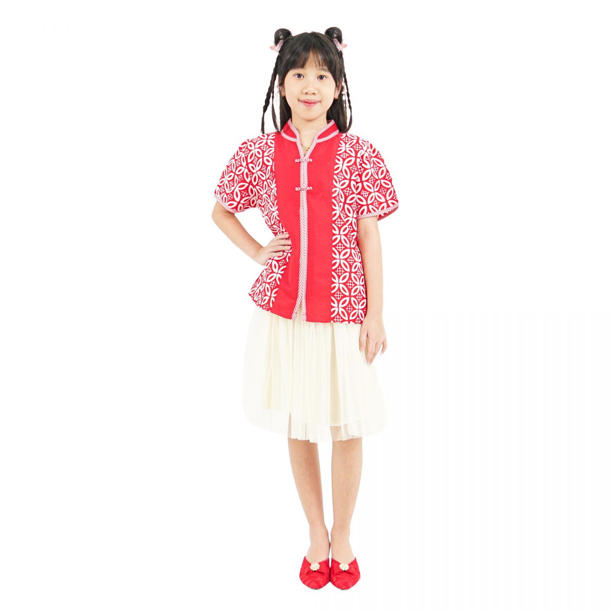 Liena Blouse Kids Red - Image 6
