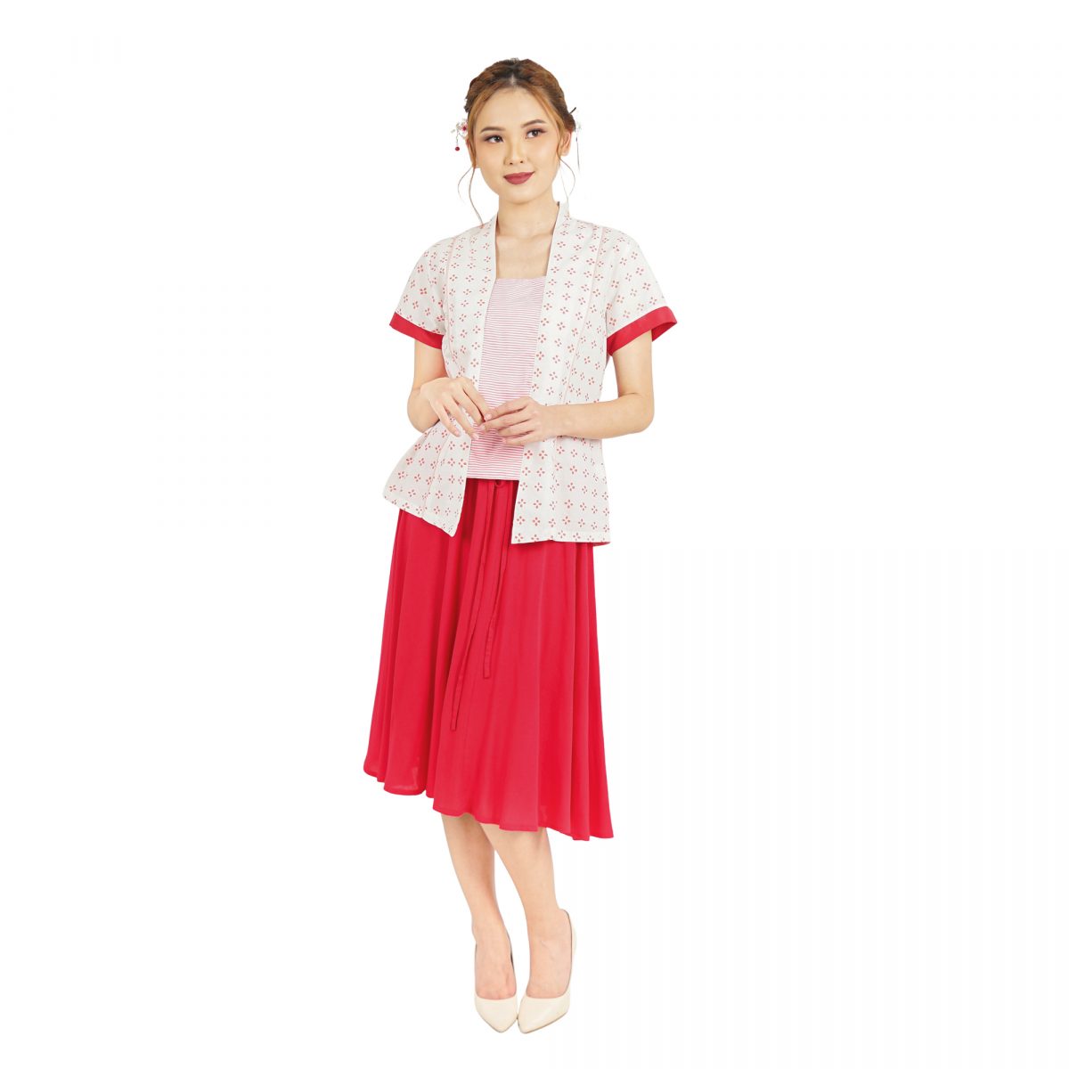 Kanako Blouse Cream - Image 6