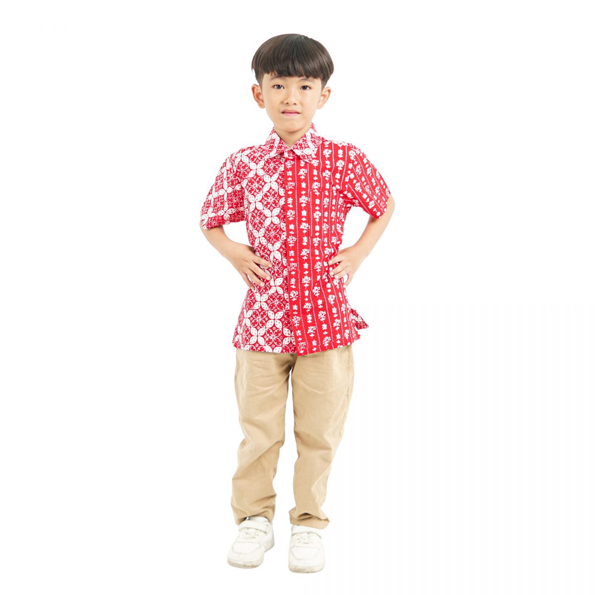 Ignatius Shirt Kids Red - Image 6