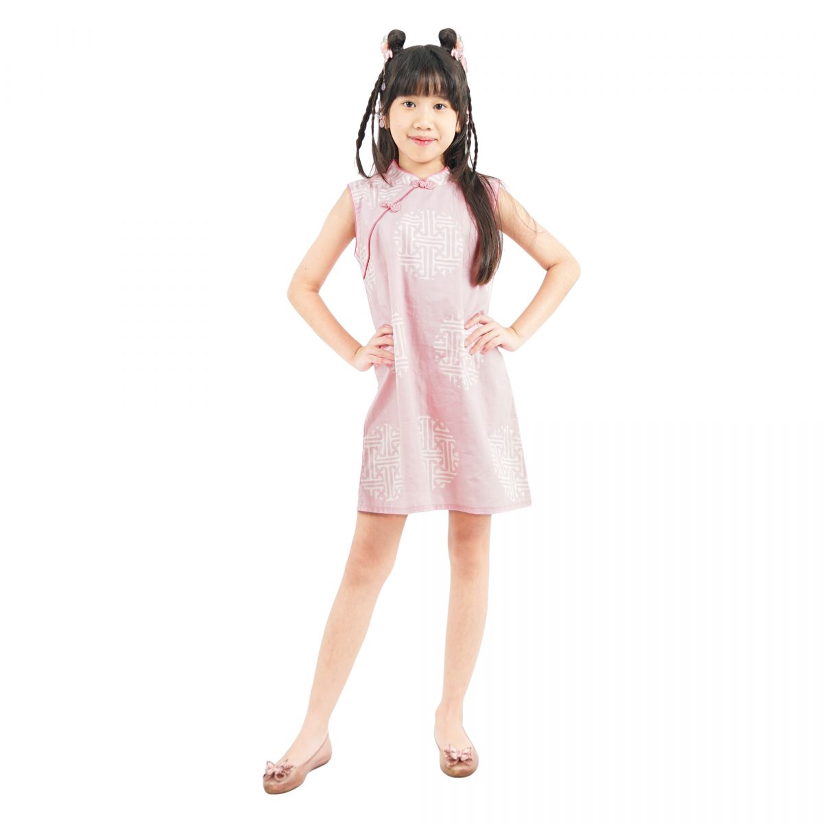 Shang Chi Dress Kids Selampad Pink - Image 6