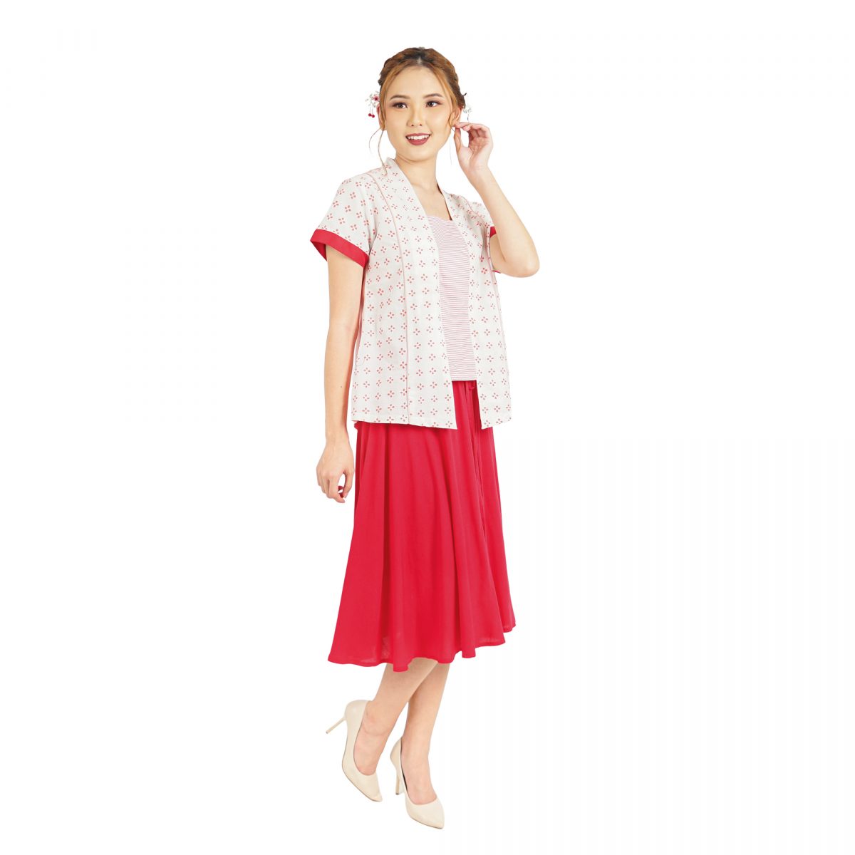 Kanako Blouse Cream - Image 3