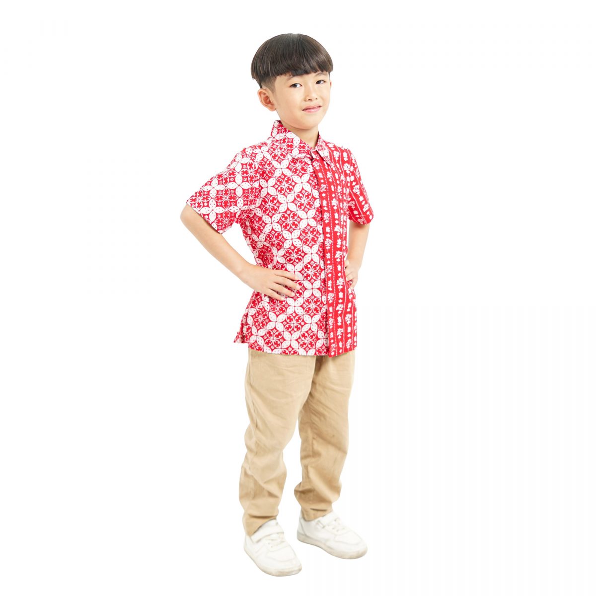 Ignatius Shirt Kids Red - Image 3
