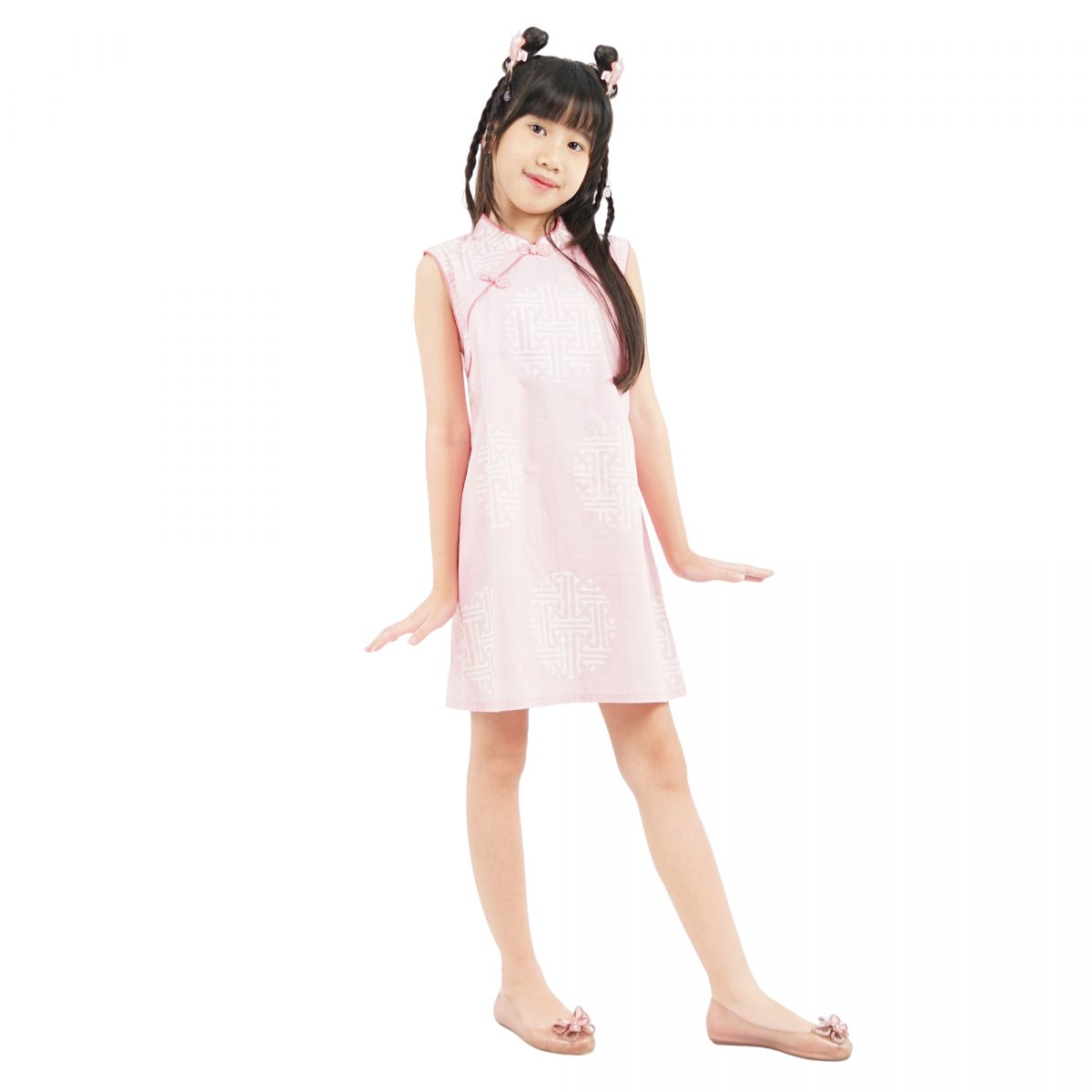 Shang Chi Dress Kids Selampad Pink - Image 3