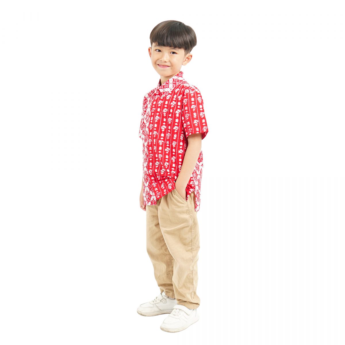 Ignatius Shirt Kids Red - Image 4