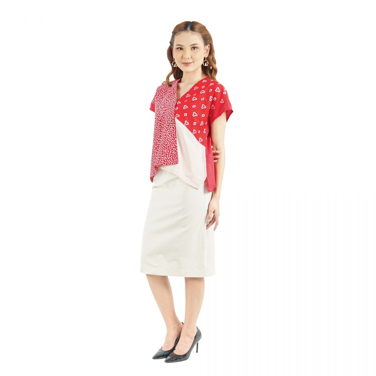 Rossie Blouse Red - Image 4