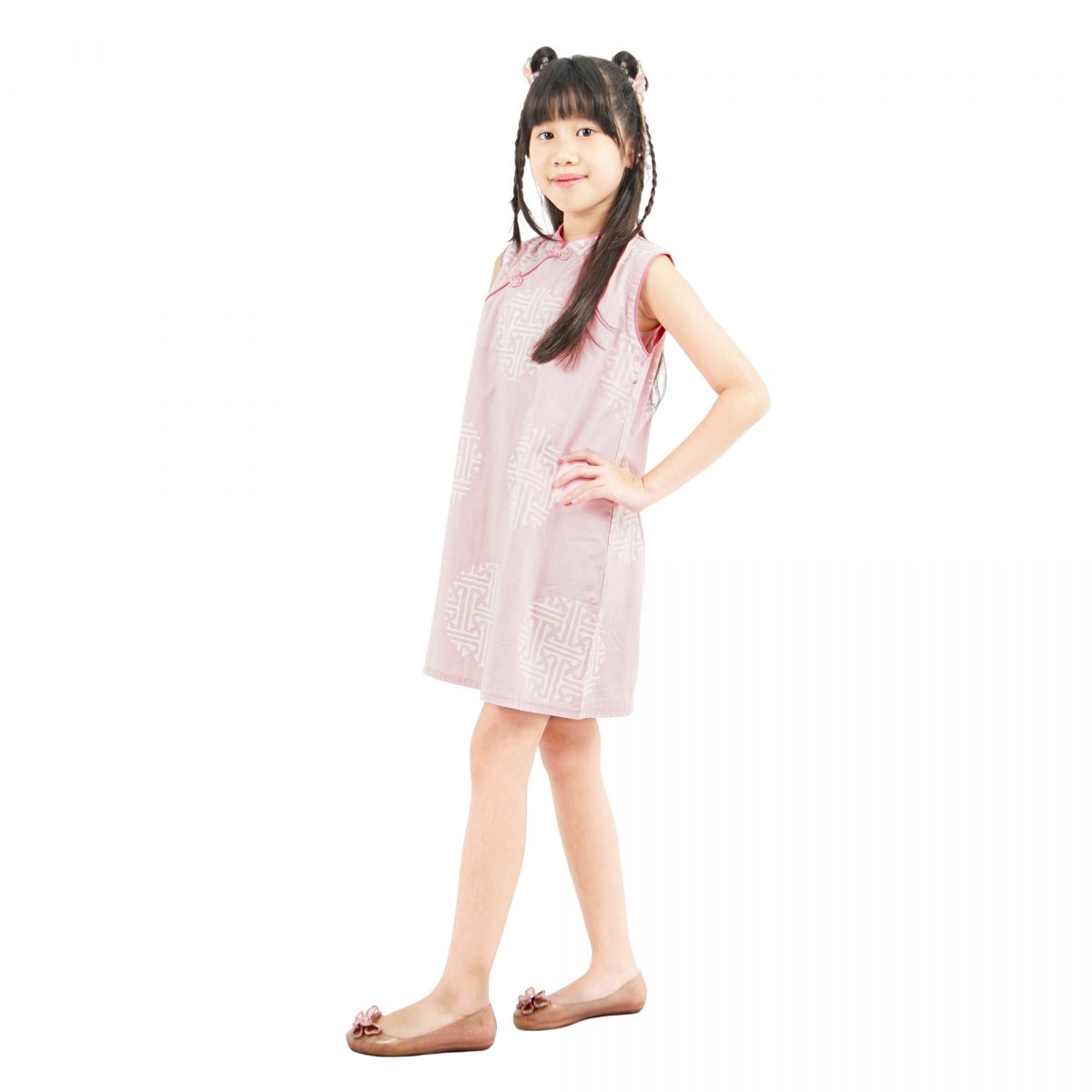 Shang Chi Dress Kids Selampad Pink - Image 4