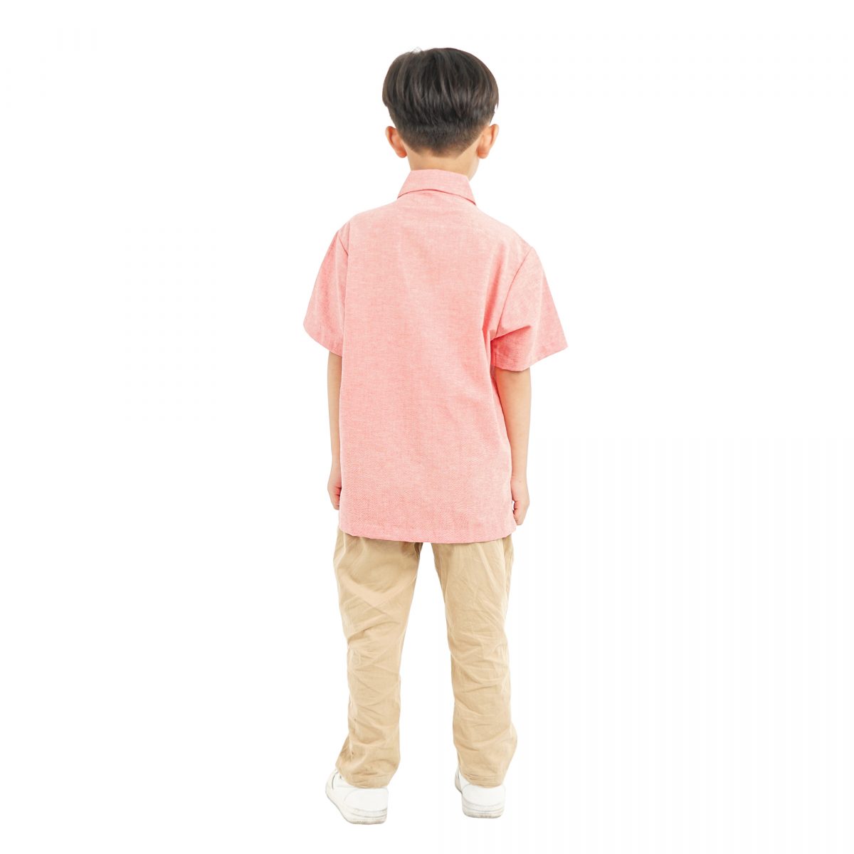 Leon Shirt Kids Red - Image 5