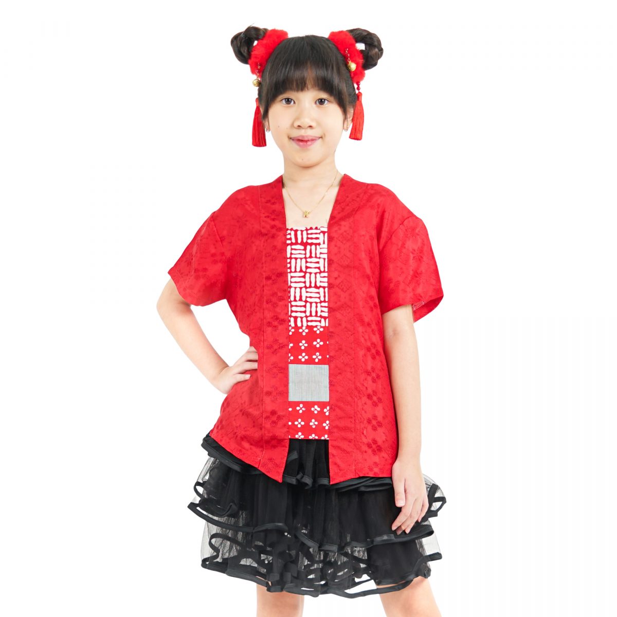 Cerita Blouse Kids Red