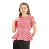 Lotus Blouse Red