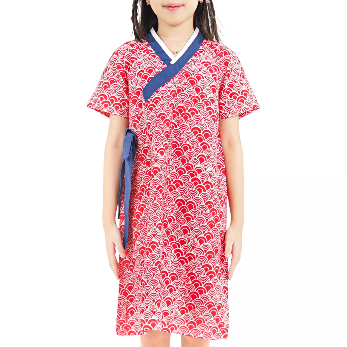 Keiko Dress Kids Red - Image 2