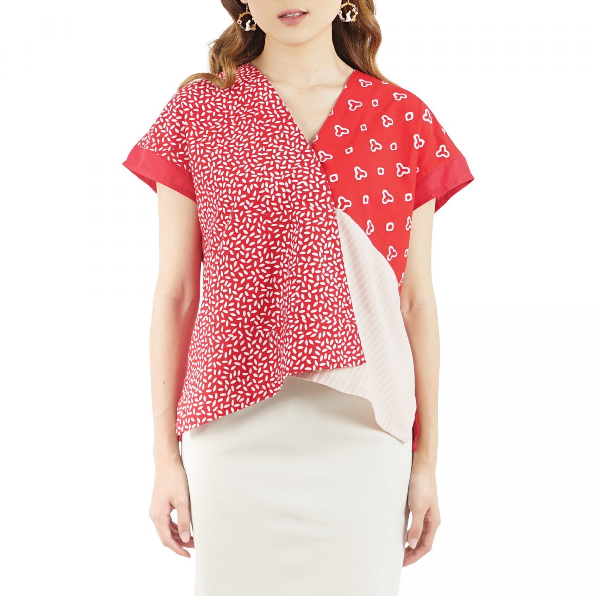 Rossie Blouse Red - Image 2