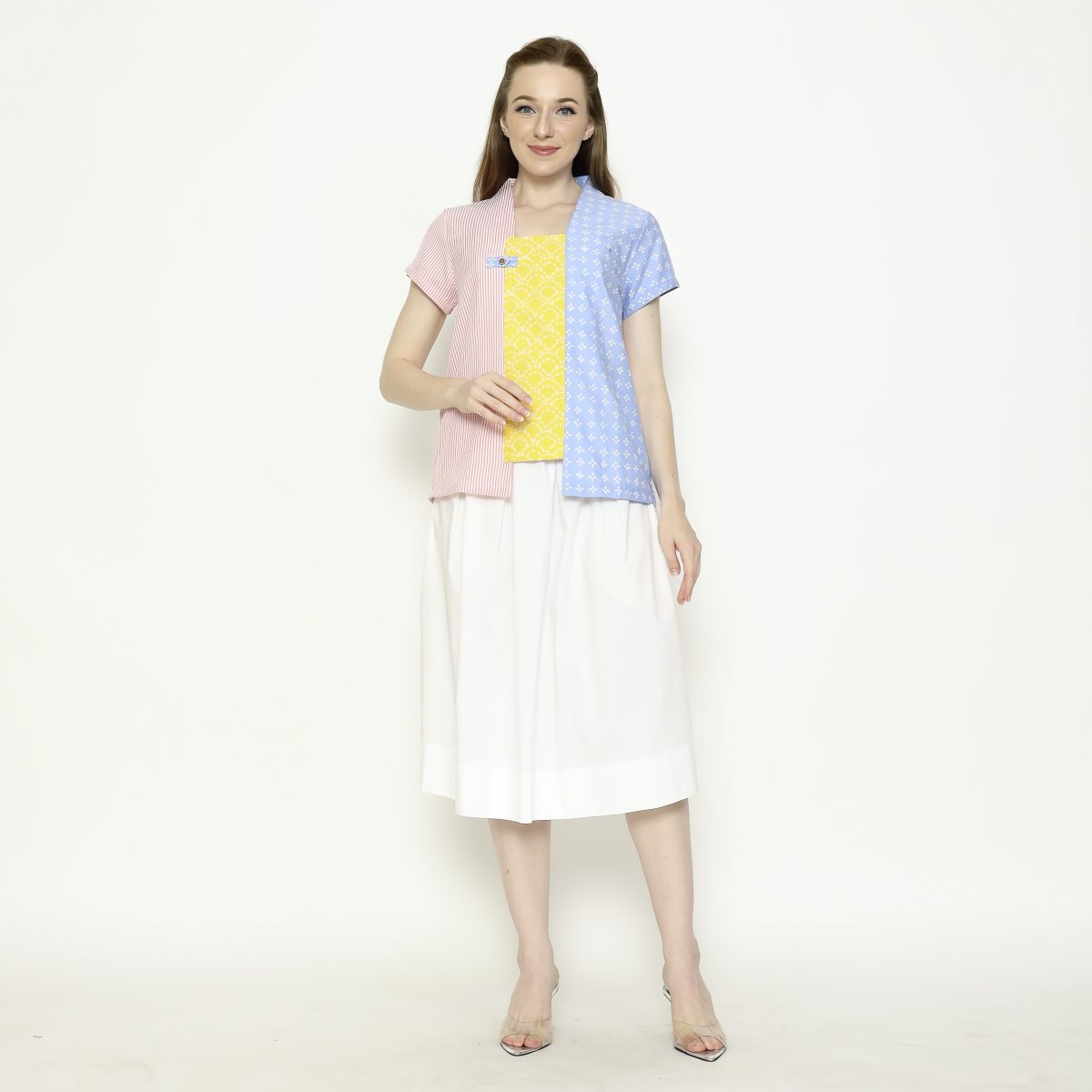 Carlina Blouse Blue - Image 8