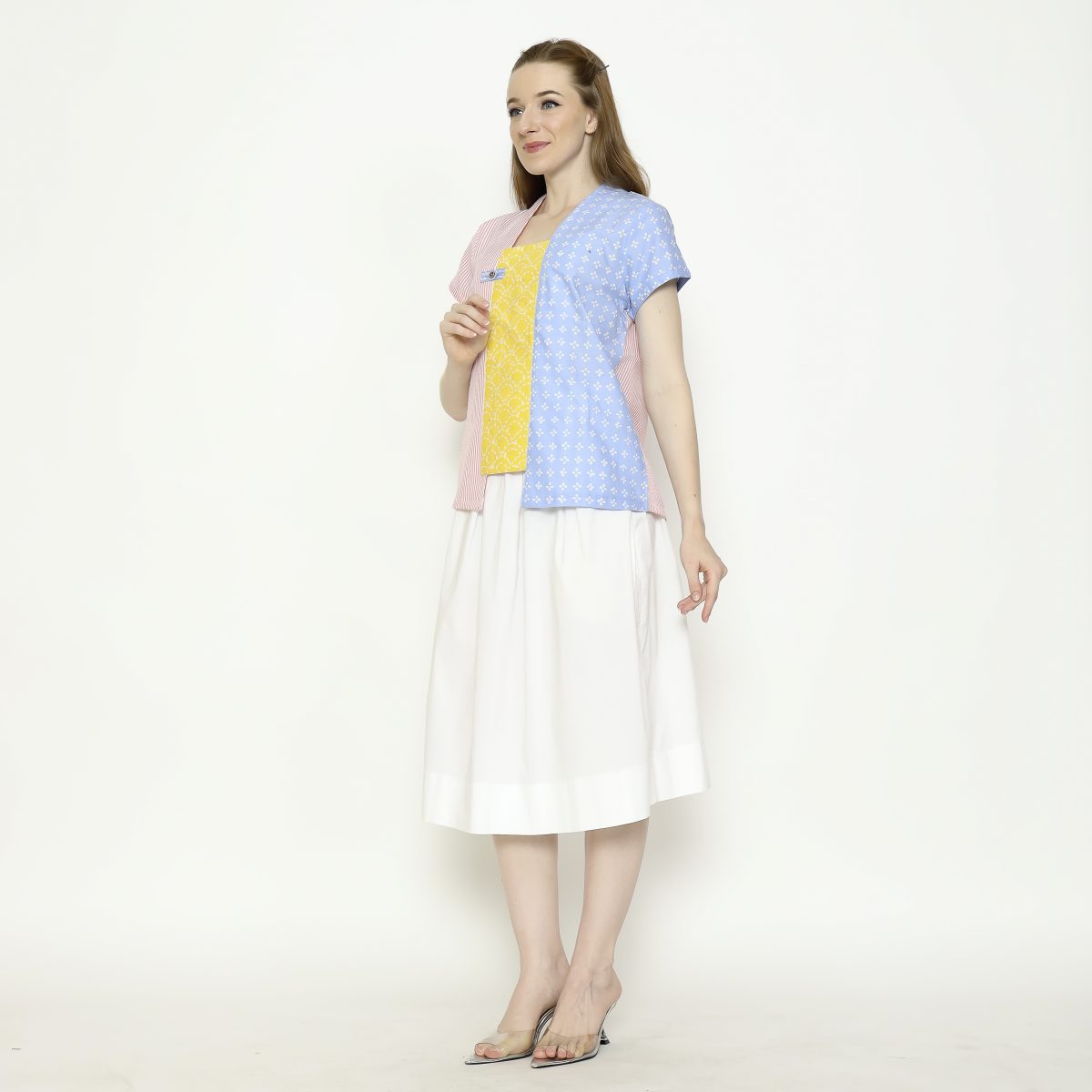 Carlina Blouse Blue - Image 5