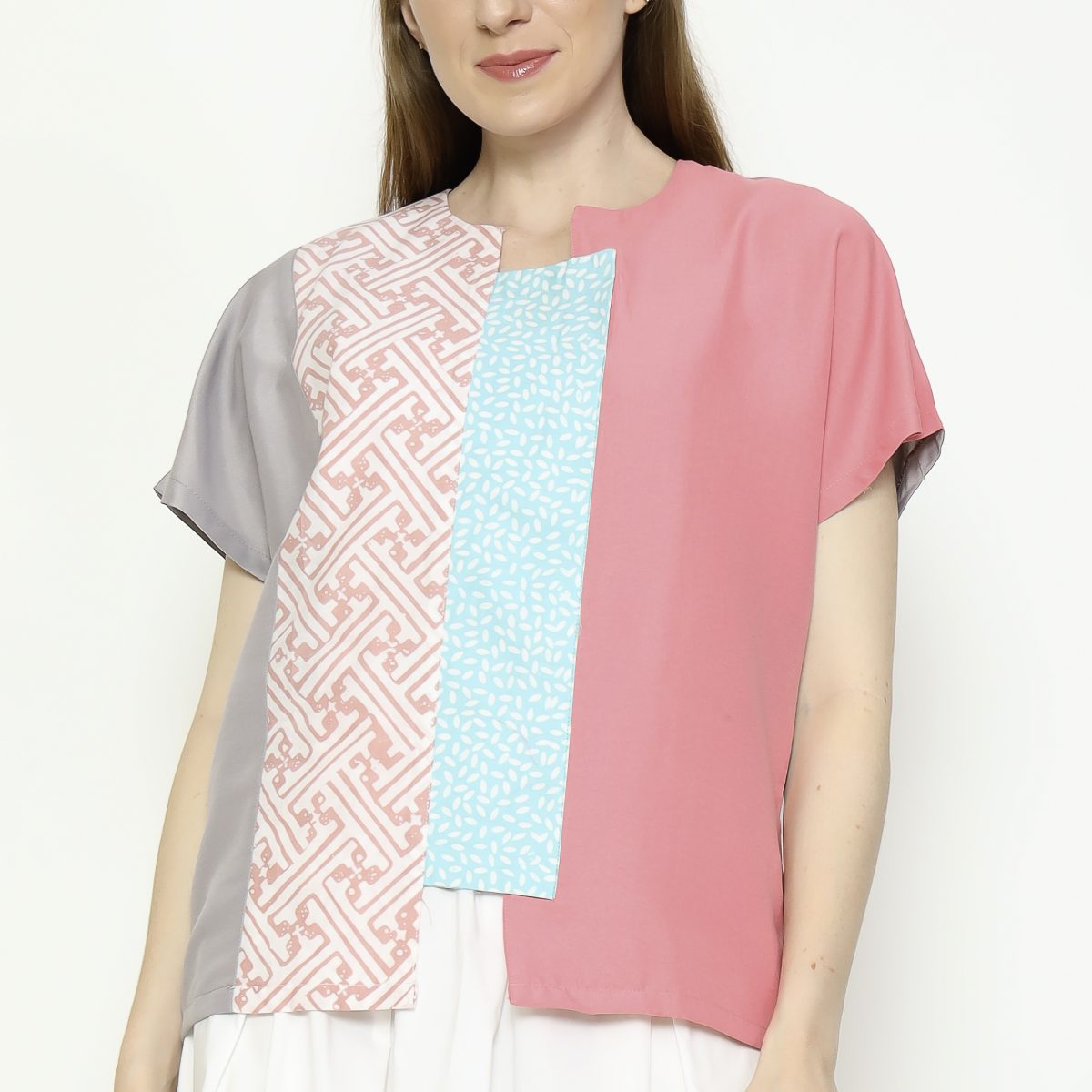 Novina Blouse Pink Tosca - Image 2