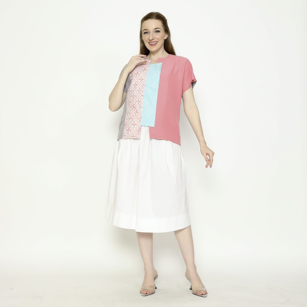 Novina Blouse Pink Tosca - Image 8