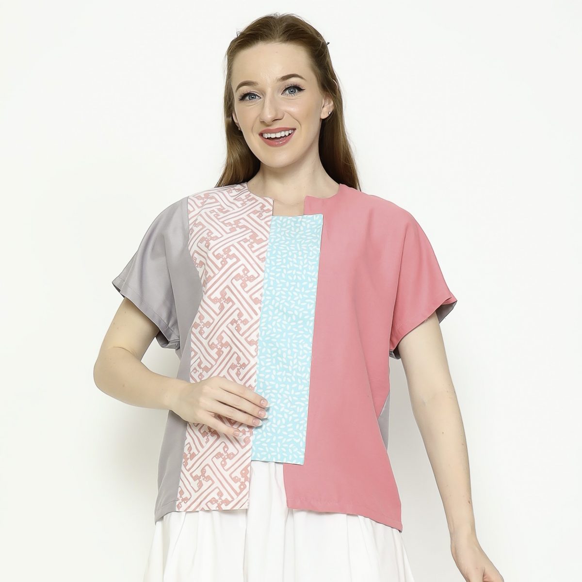 Novina Blouse Pink Tosca
