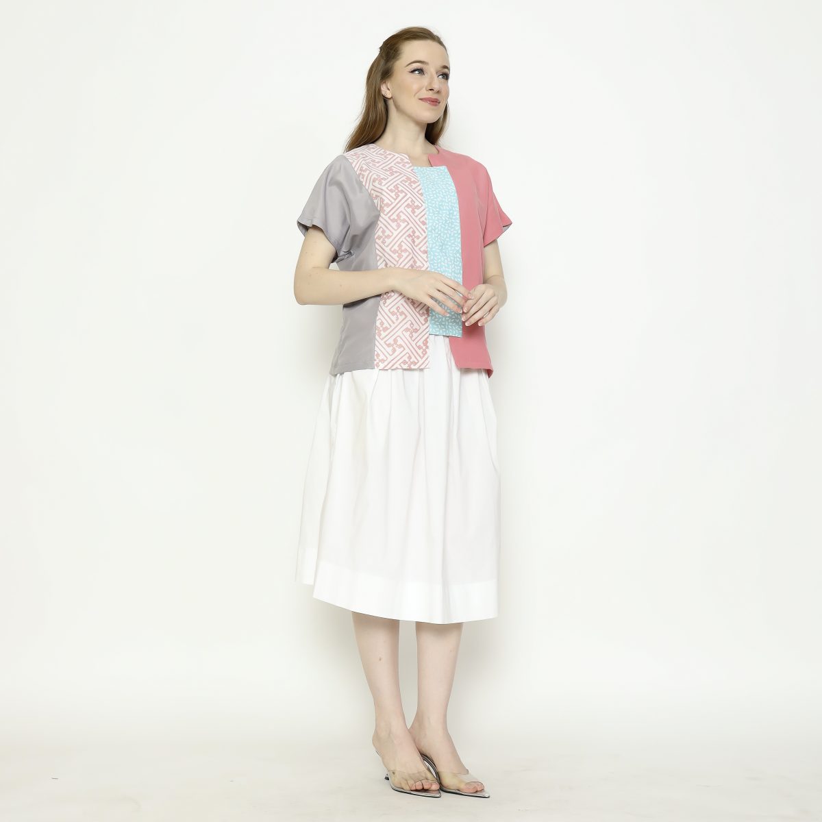 Novina Blouse Pink Tosca - Image 6