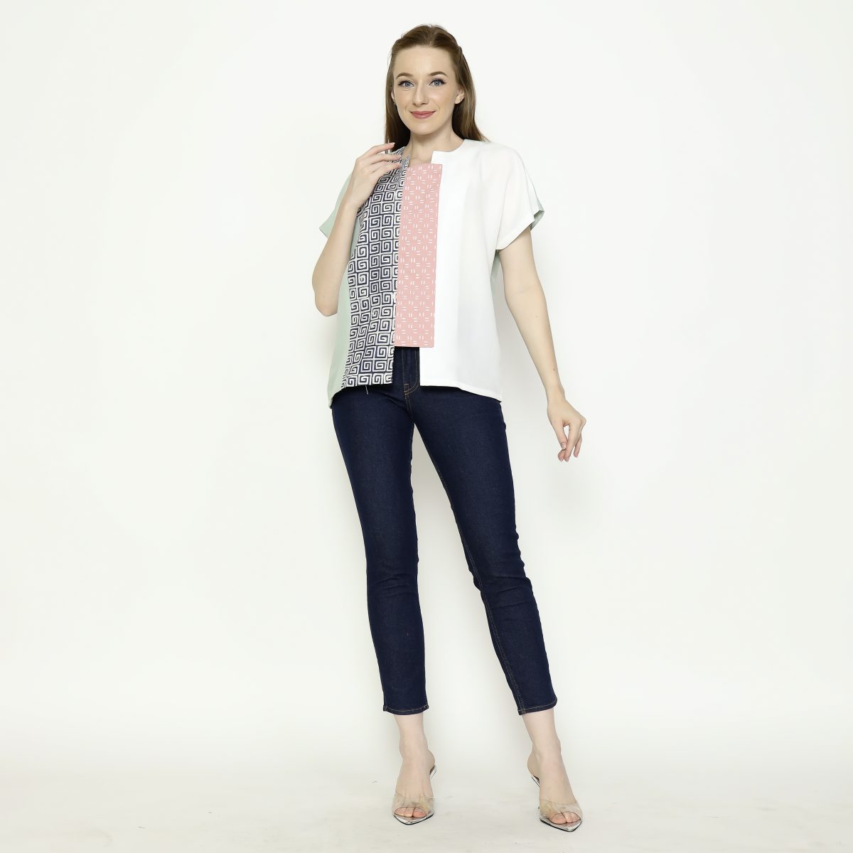 Novina Blouse Grey - Image 9