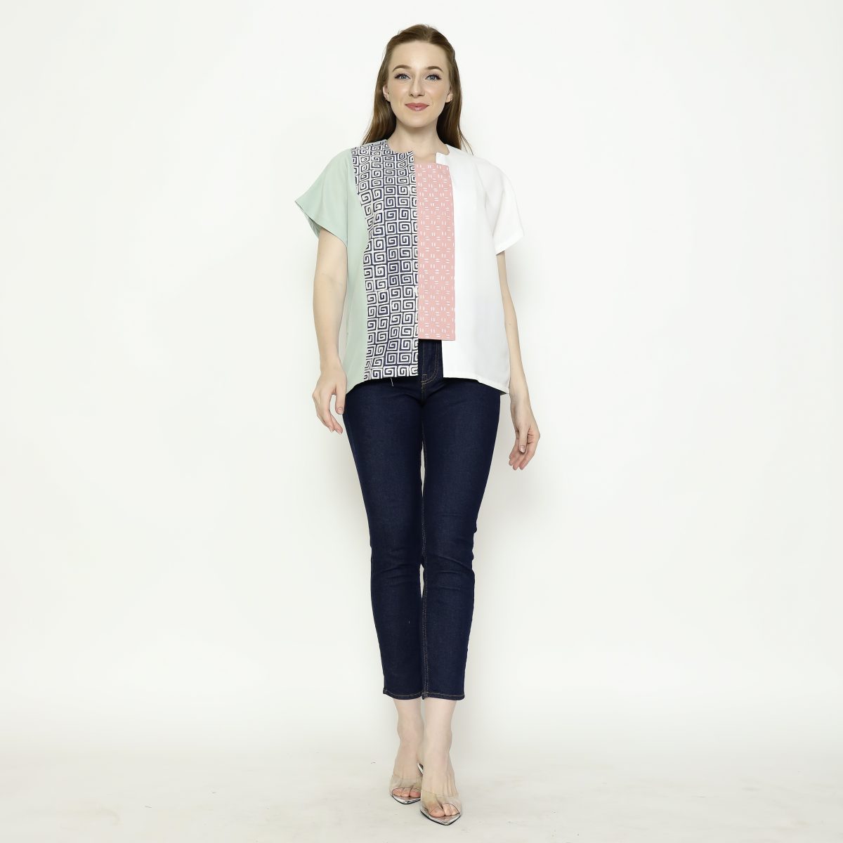 Novina Blouse Grey - Image 8