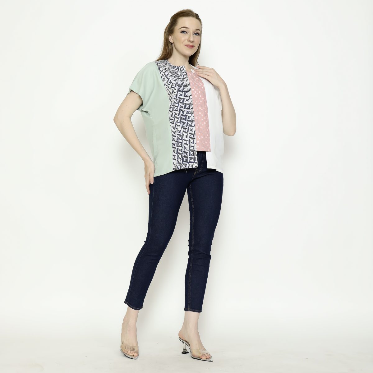 Novina Blouse Grey - Image 7