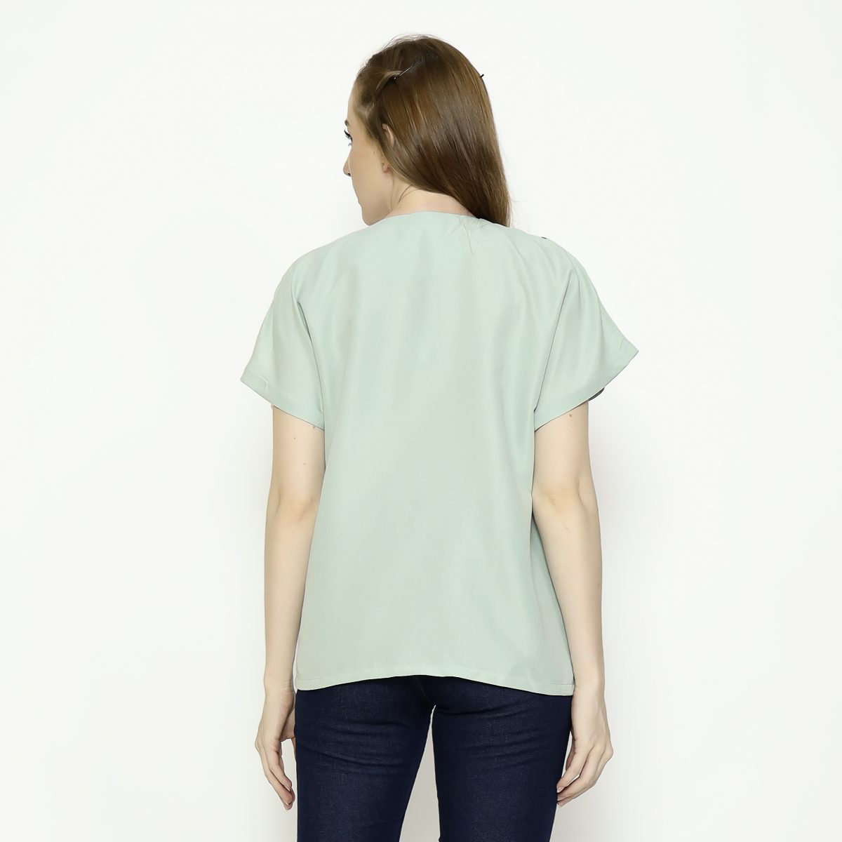 Novina Blouse Grey - Image 5