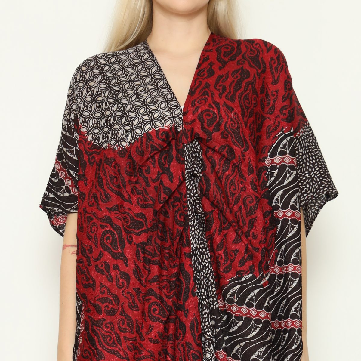 Claudia Dress Black Red - Image 2
