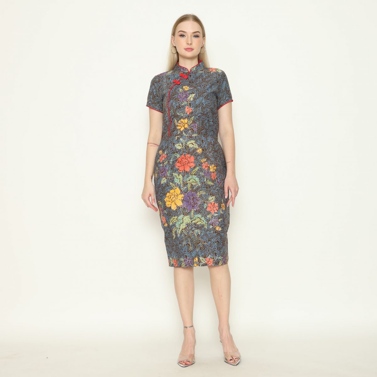 Dynasty Dress Multi Brown - Image 7