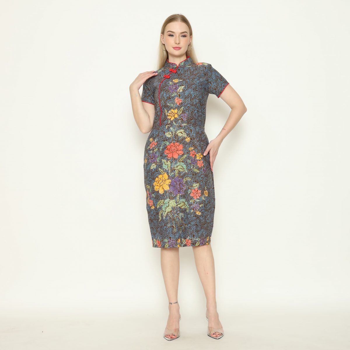 Dynasty Dress Multi Brown
