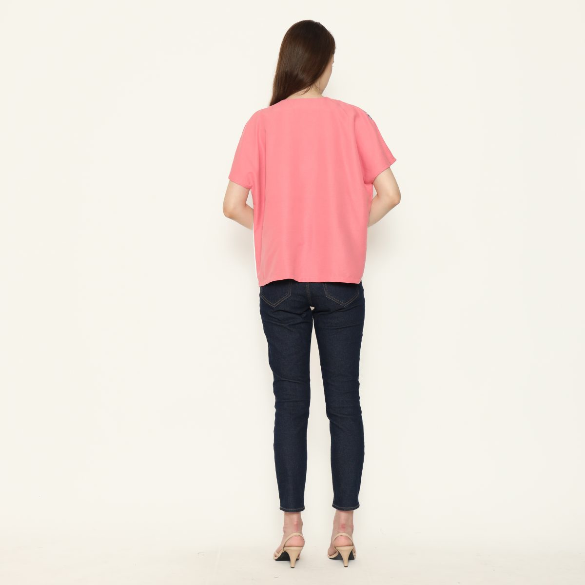 Renita Blouse Blue Pink - Image 5