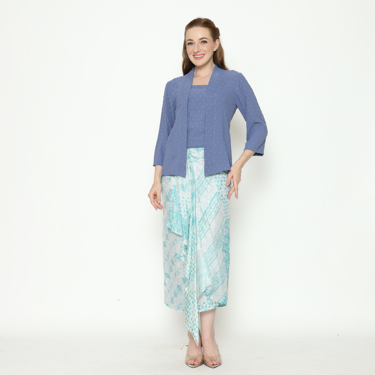 Yasmine 2 Blouse Blue - Image 8
