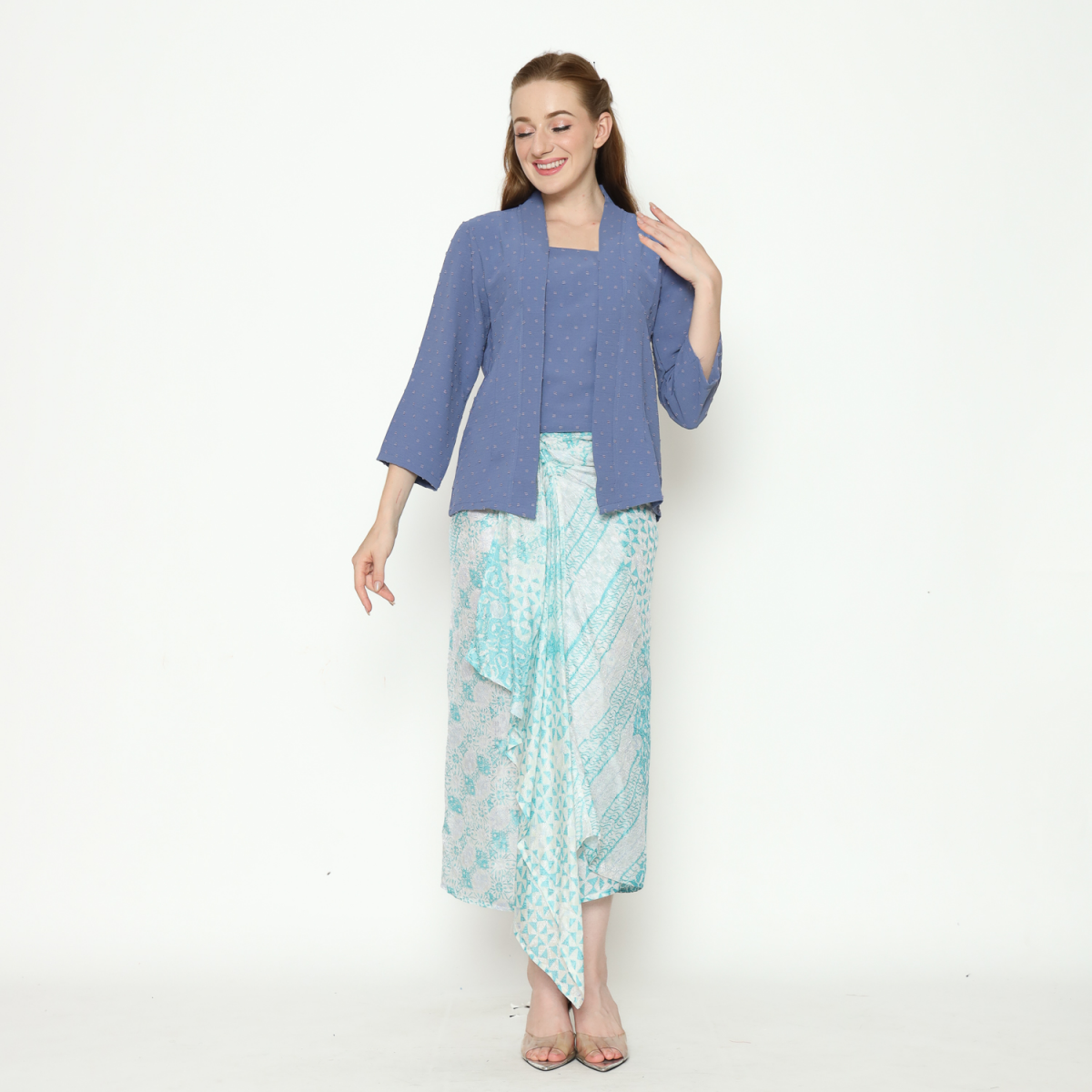 Yasmine 2 Blouse Blue - Image 7